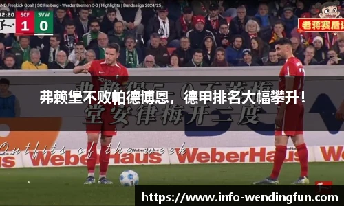 弗赖堡不败帕德博恩,德甲排名大幅攀升!