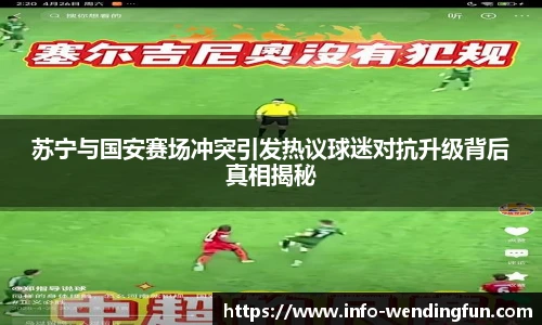 苏宁与国安赛场冲突引发热议球迷对抗升级背后真相揭秘